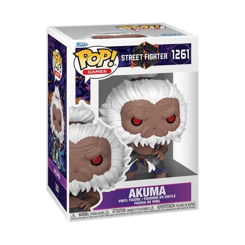 Street Fighter 6 POP! Animation Vinyl Figures Akuma 9 cm